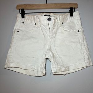 J. Crew Factory White Jean Shorts